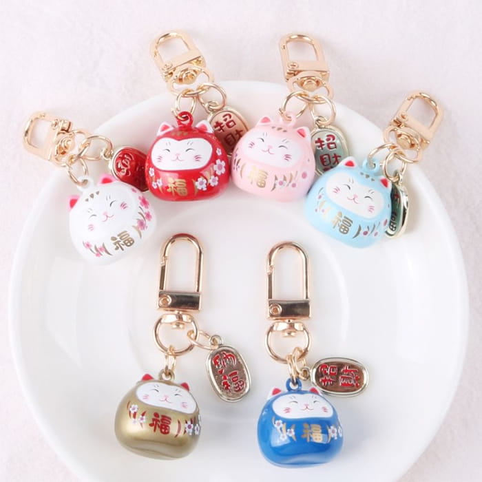 Lucky Cat Keychain