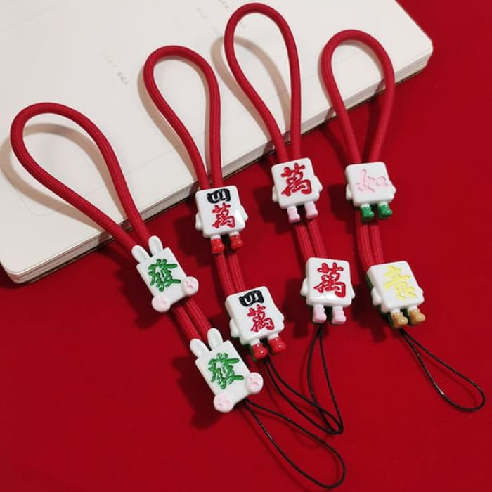 Mahjong Wrist Phone Strap - Accessories