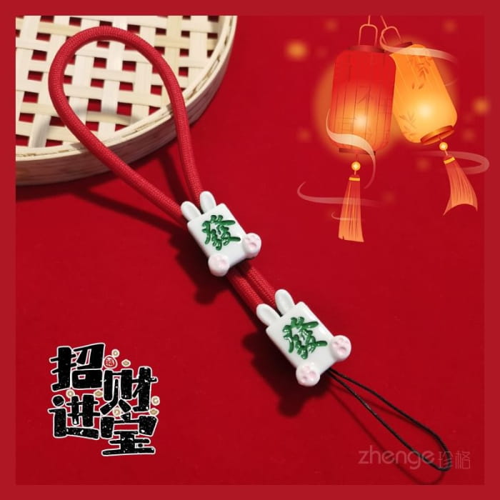 Mahjong Wrist Phone Strap - Accessories