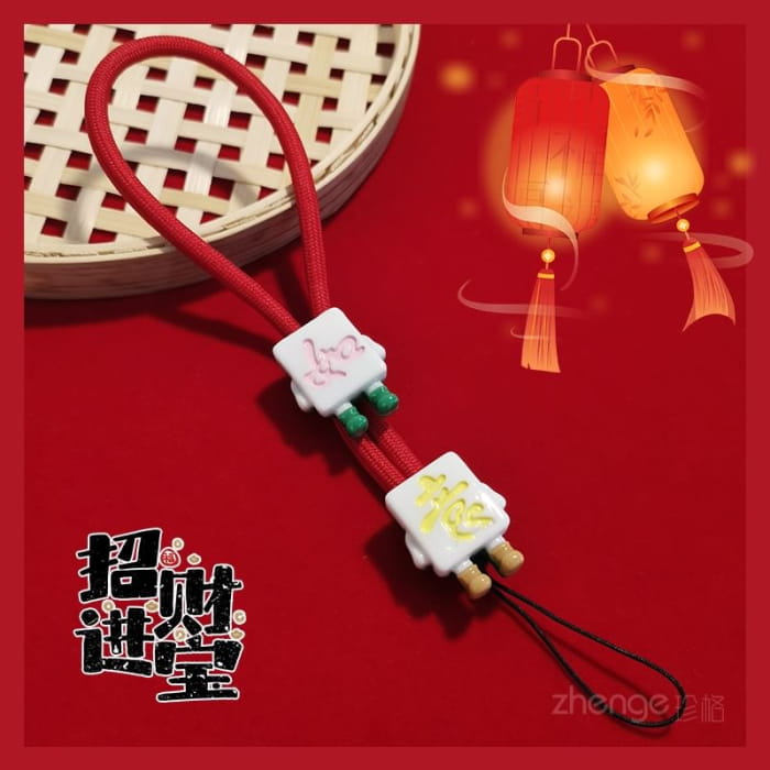 Mahjong Wrist Phone Strap - Accessories