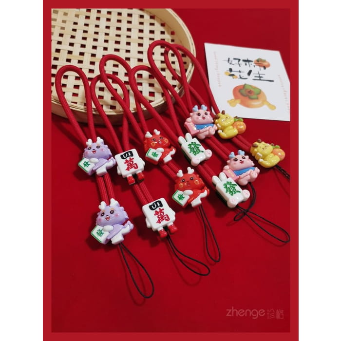 Mahjong Wrist Phone Strap - Accessories