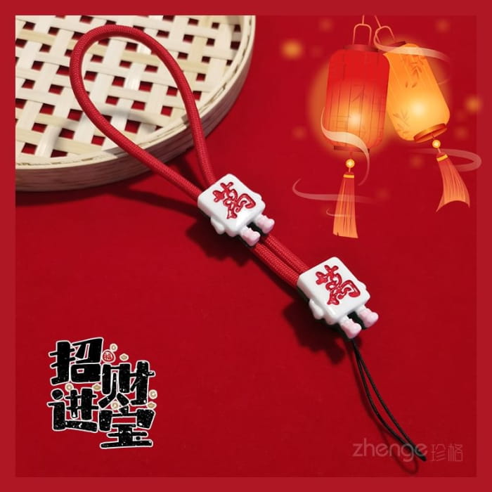 Mahjong Wrist Phone Strap - Accessories