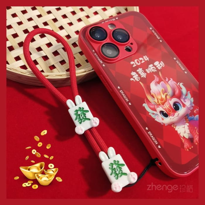 Mahjong Wrist Phone Strap - Accessories