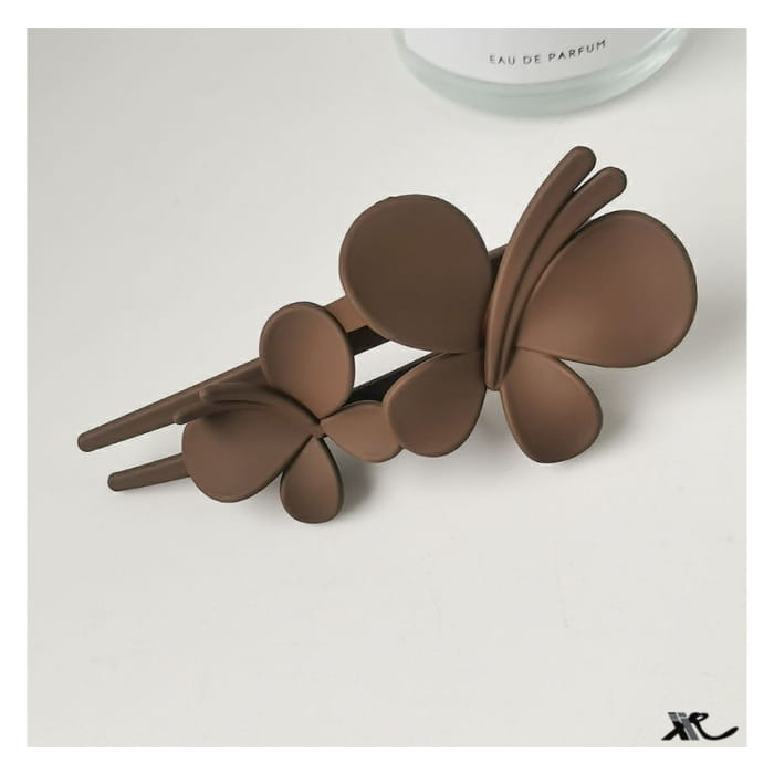 Matte Butterfly Resin Hair Clip