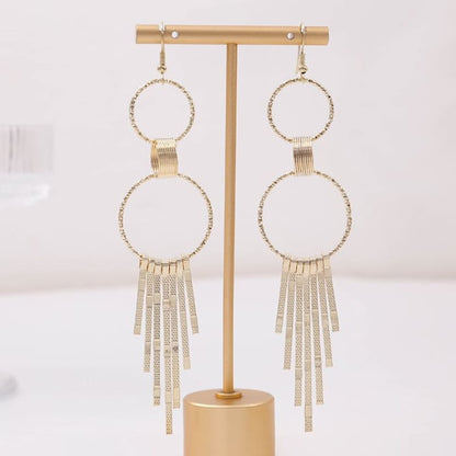 Metal Dangle Earring - jewelry