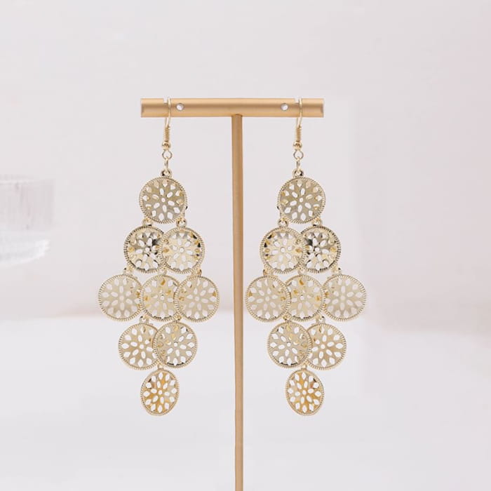 Metal Dangle Earring - jewelry