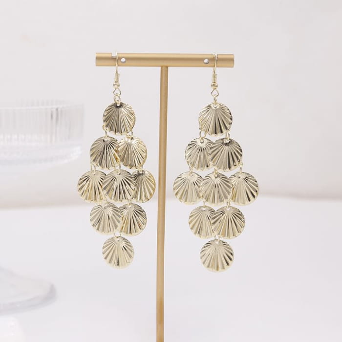 Metal Dangle Earring - jewelry