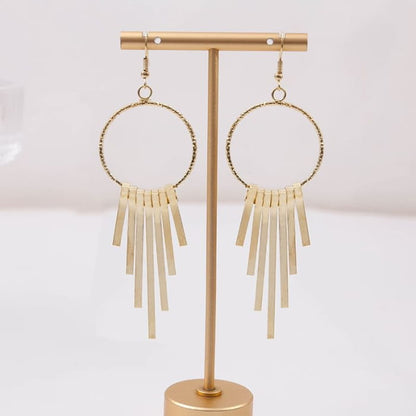 Metal Dangle Earring - jewelry