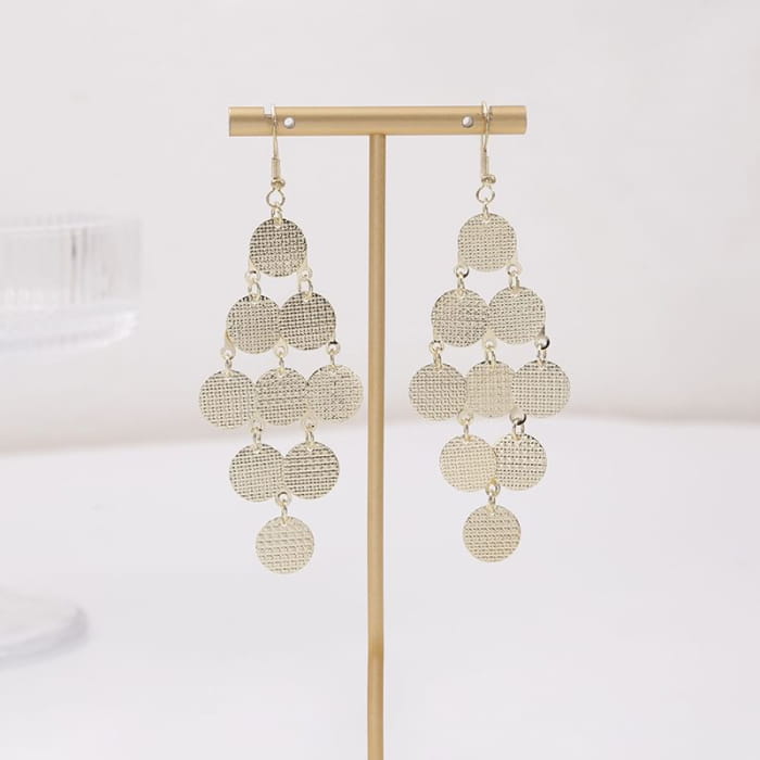 Metal Dangle Earring - jewelry