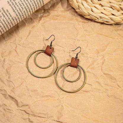 Metal Drop Hook Earring - jewelry