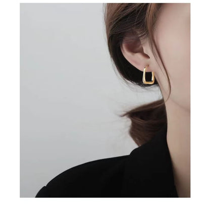 Metal Hoop Earring