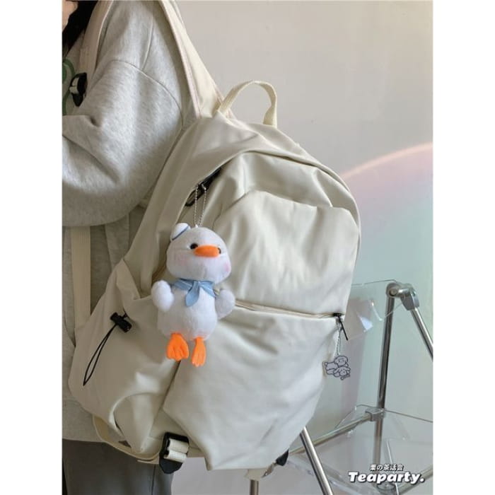 Multi-Pocket Backpack / Bag Charm / Set - of 2 - & Duck