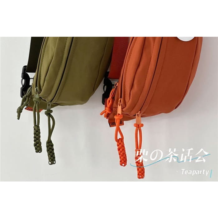 Multi-Pocket Belt Bag / Charm / Set