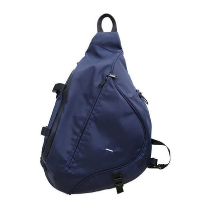 Multi-Pocket Sling Bag - Dark Blue / One Size