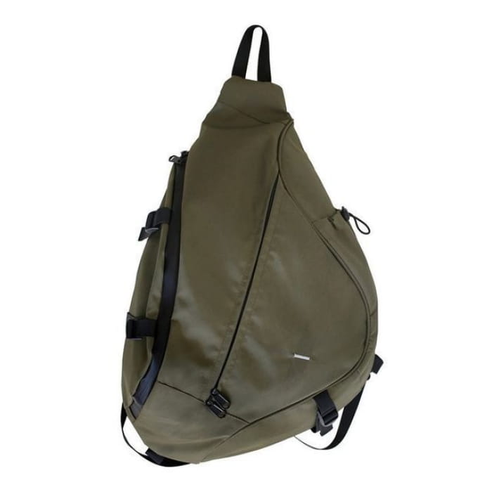 Multi-Pocket Sling Bag - Green / One Size