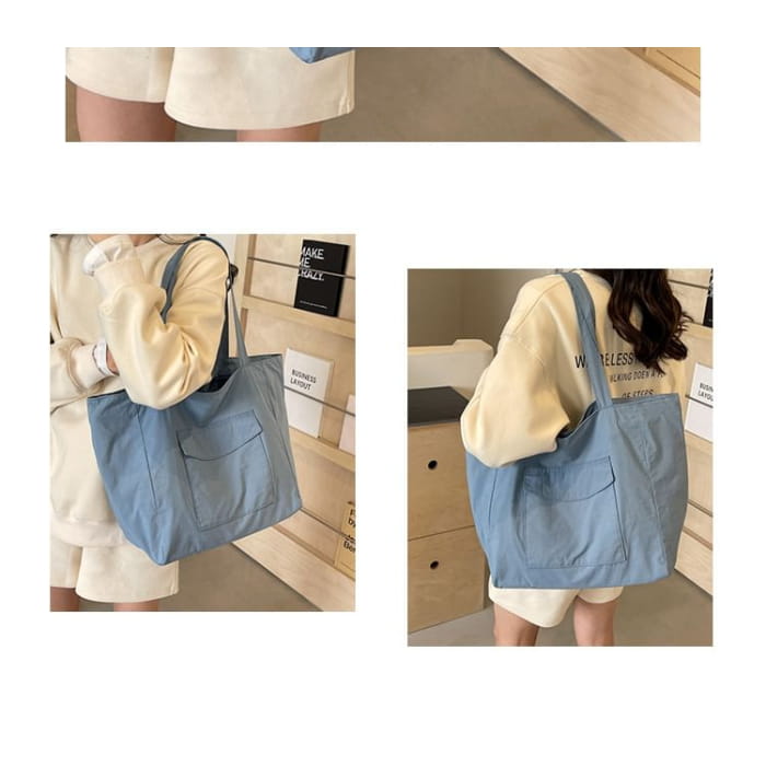 Multi-Pocket Tote Bag