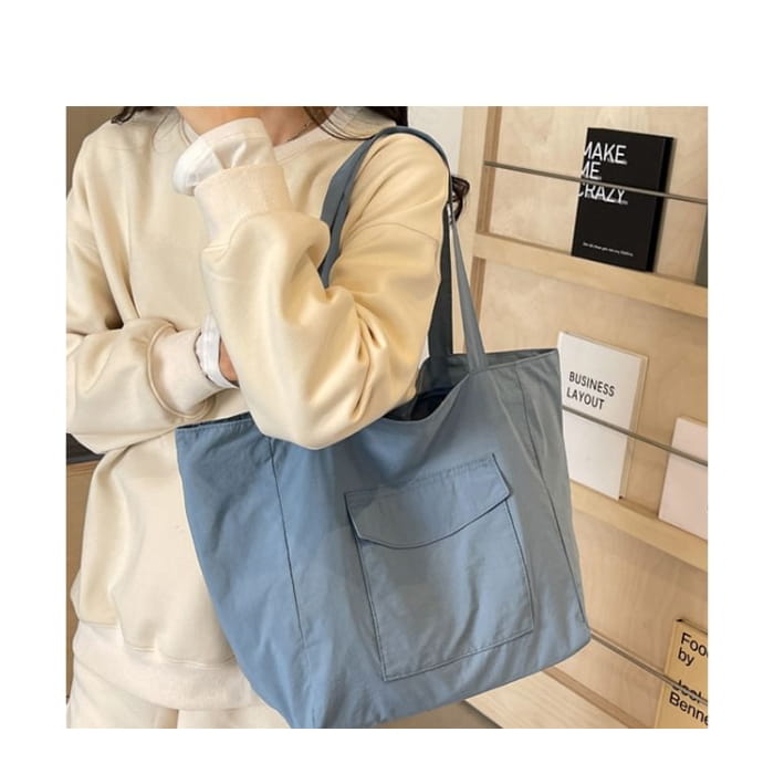 Multi-Pocket Tote Bag