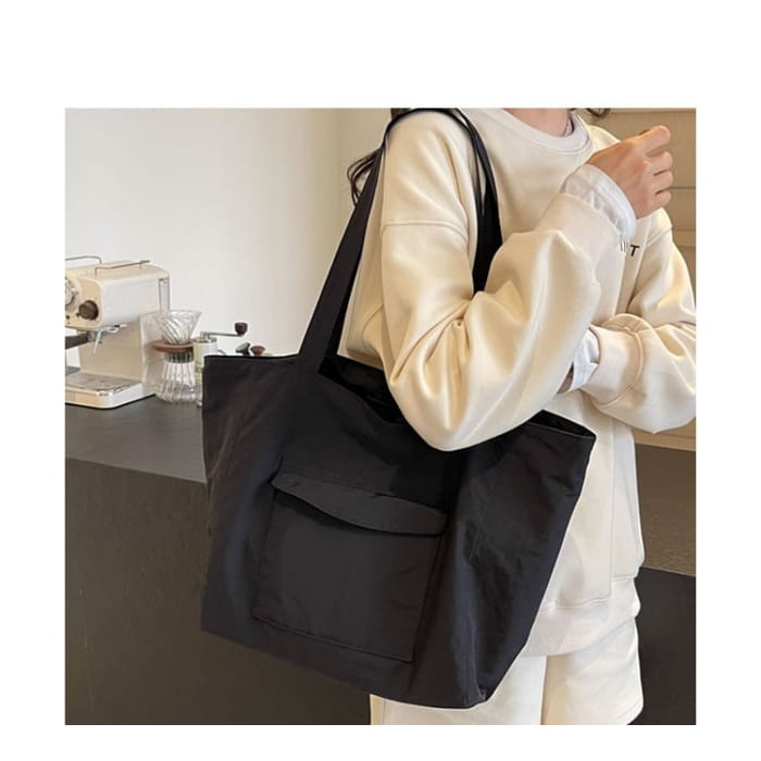 Multi-Pocket Tote Bag