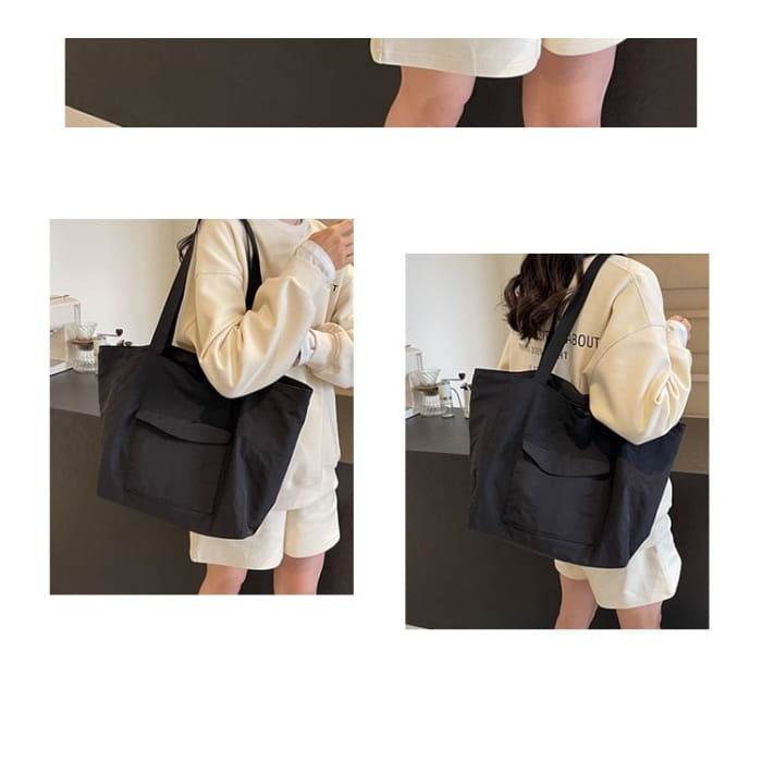 Multi-Pocket Tote Bag