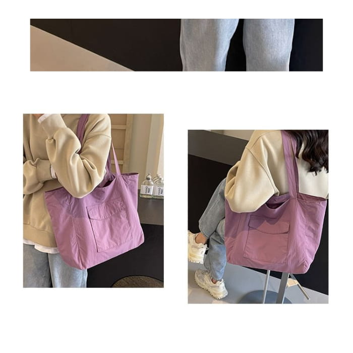 Multi-Pocket Tote Bag