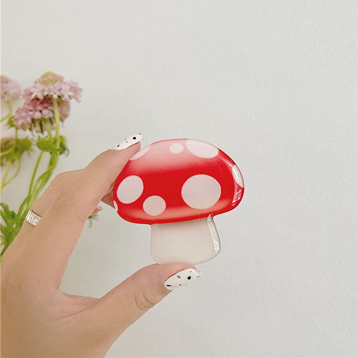 Mushroom Phone Grip Holder - Standart / Red