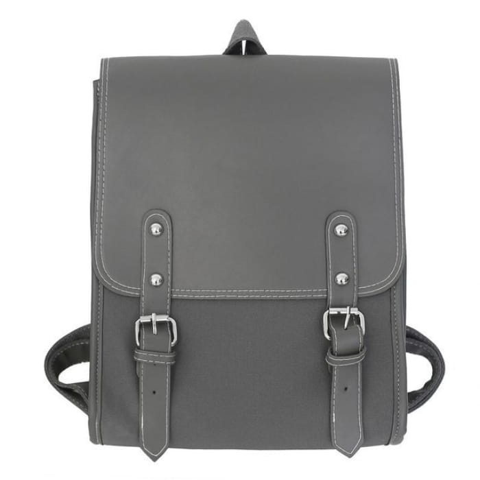 Nylon Backpack - Gray / One Size