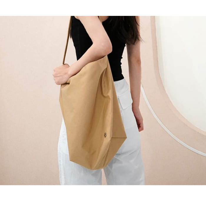 Nylon Plain Tote Bag