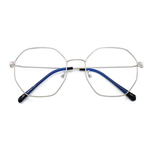 Octagon Glasses - Silver