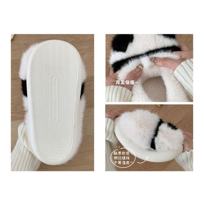 Panda Fluffy Slippers