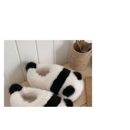 Panda Fluffy Slippers