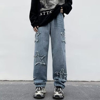 Patch Star Behavior Denim Jeans