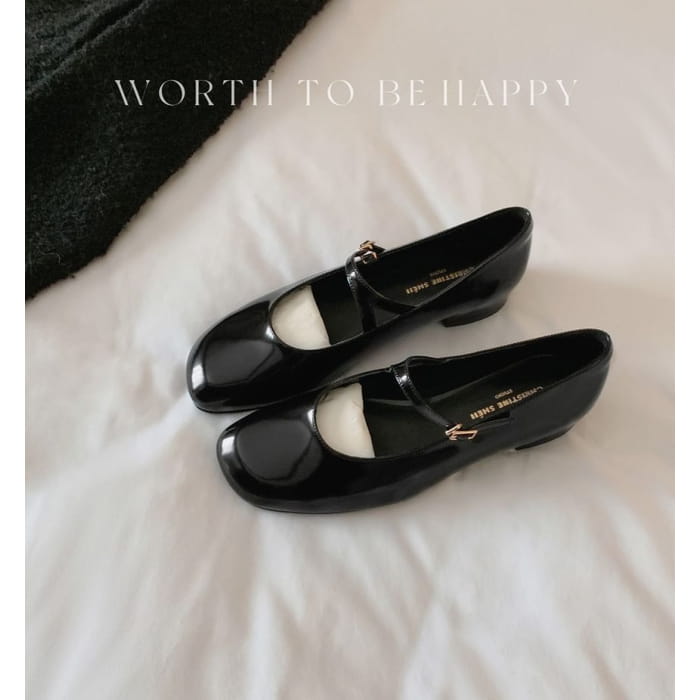 Patent Mary Jane Flats