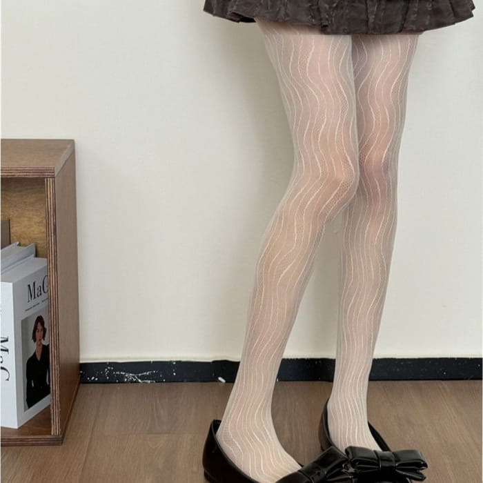 Patterned Sheer Tights