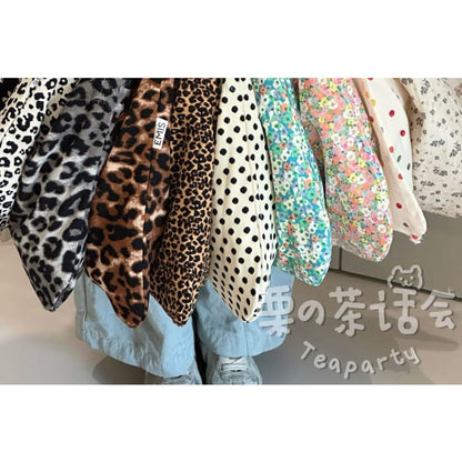 Patterned Tote Bag / Charm / Set