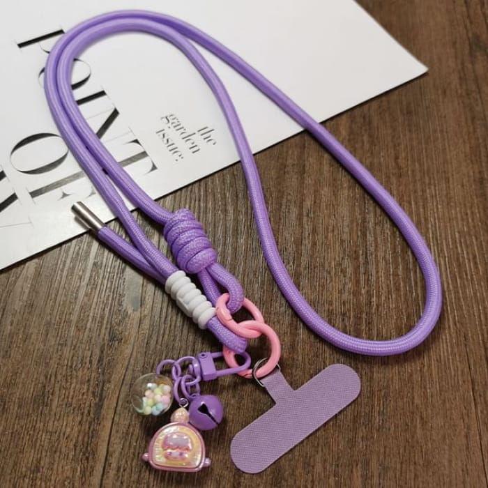 Phone Charm / Lanyard / Pad / Set - With Bell & - Light