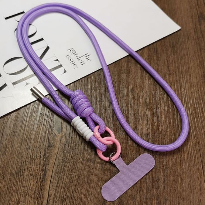 Phone Charm / Lanyard / Pad / Set - With - Light Purple