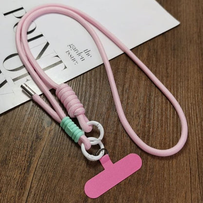 Phone Charm / Lanyard / Pad / Set - With - Pink - One Size