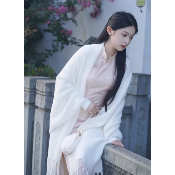 Pink Elegant Cheongsam - Female Hanfu