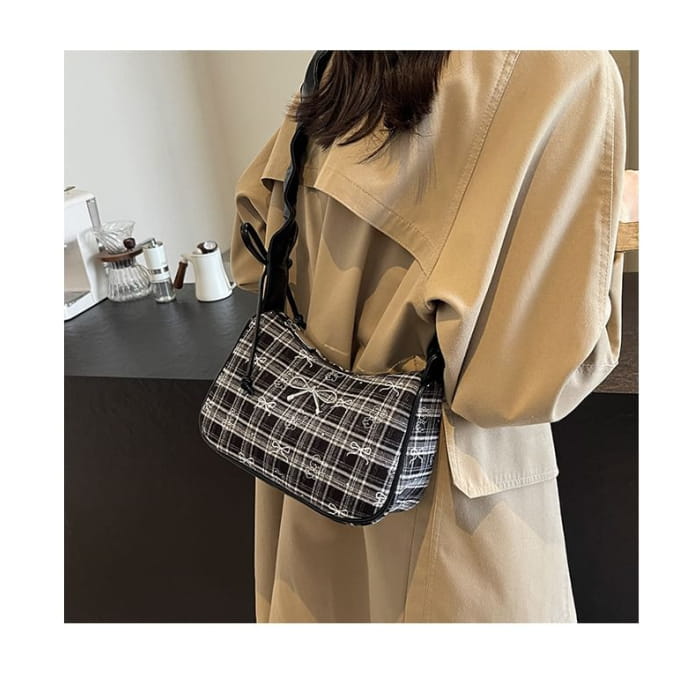 Plaid Crossbody Bag