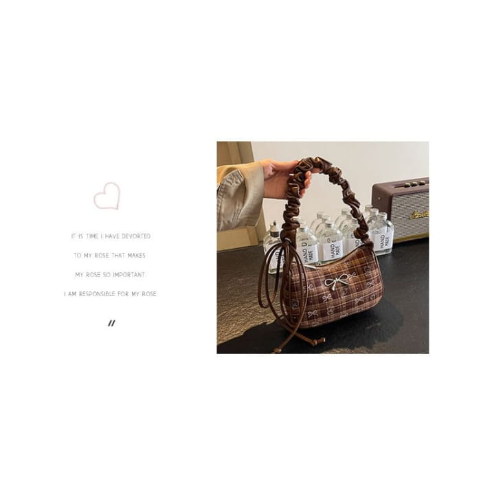 Plaid Crossbody Bag