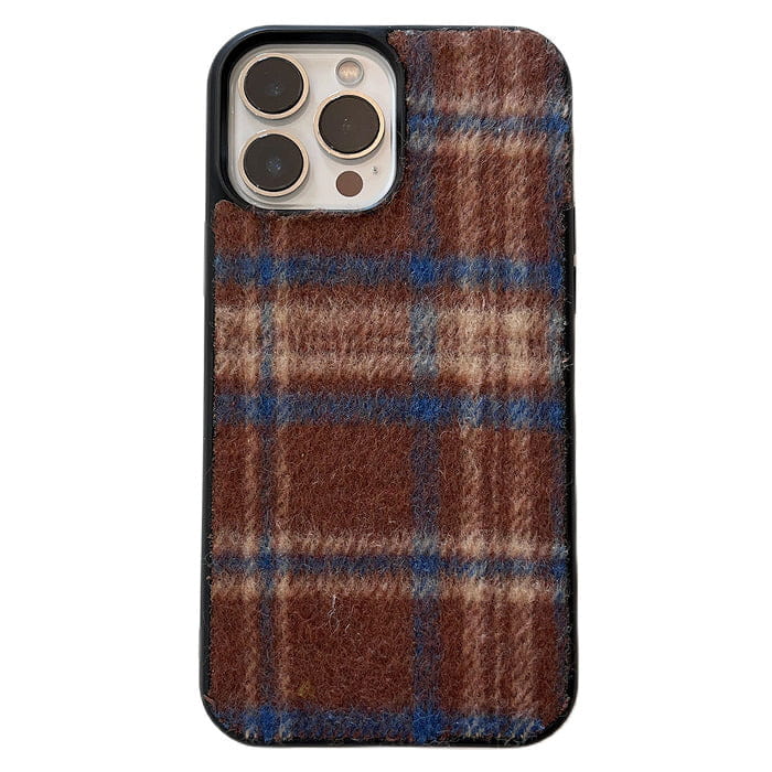 Plaid Wool iPhone Case - 11 - IPhone