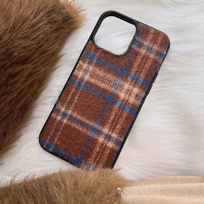 Plaid Wool iPhone Case - IPhone