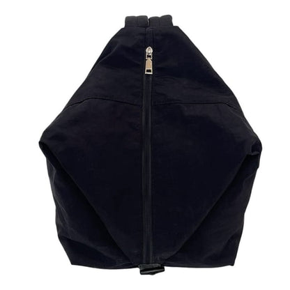 Plain Backpack - Black / One Size