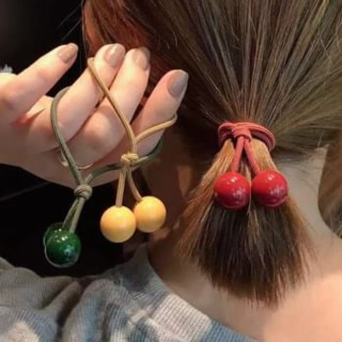 Plain Ball Hair Tie - Accessories