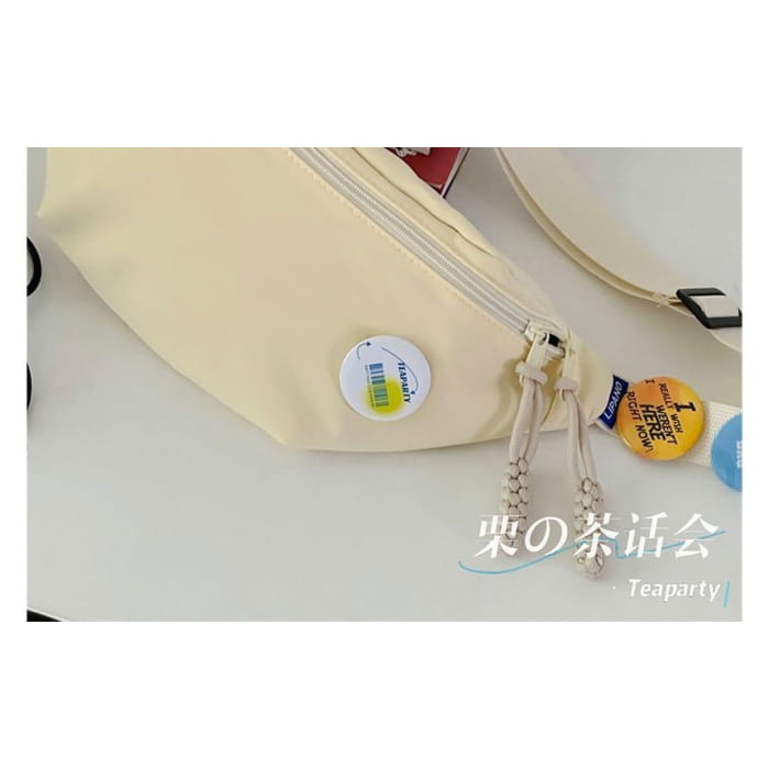 Plain Belt Bag / Charm / Set - Handbags