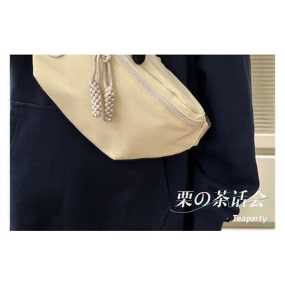 Plain Belt Bag / Charm / Set - Handbags