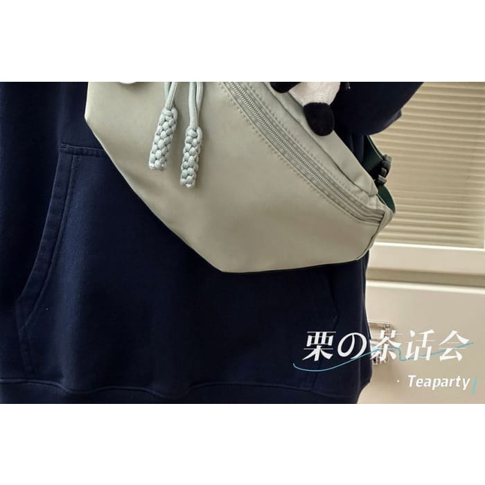 Plain Belt Bag / Charm / Set - Handbags