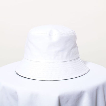 Plain Bucket Hat - White / One Size