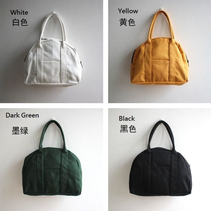 Plain Canvas Handbag