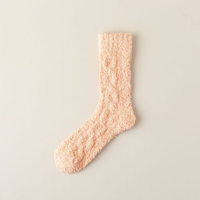 Plain Fleece Socks